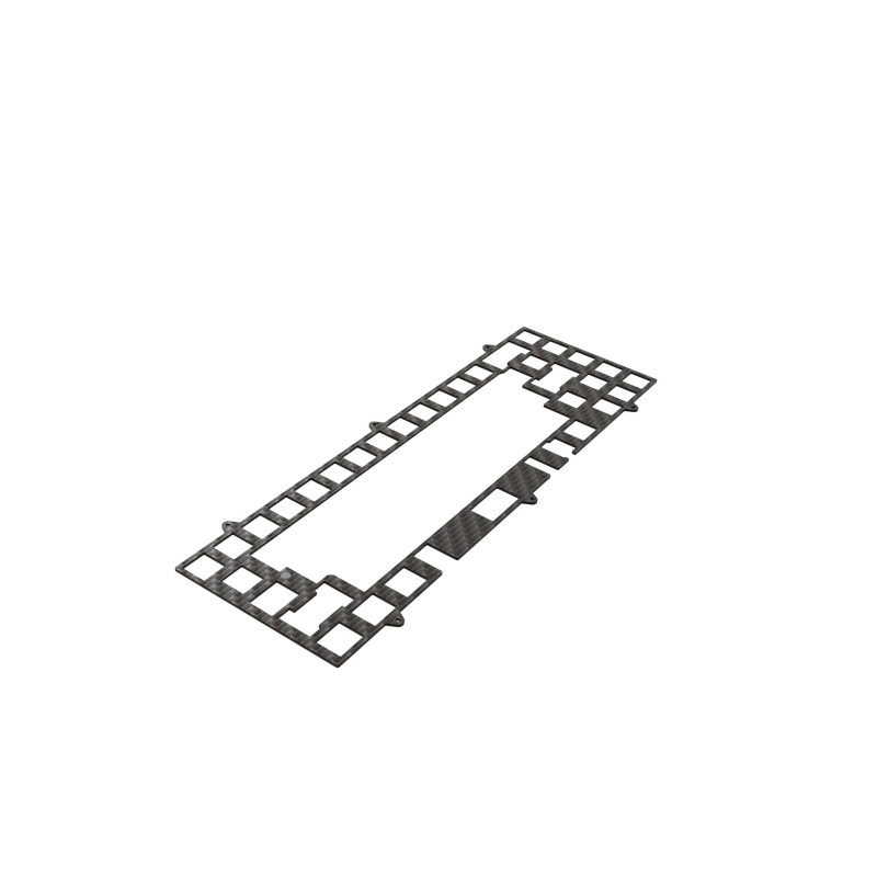 SixtyFive Plate (2021) - Variant:Carbon Fiber - Layout:ANSI Half